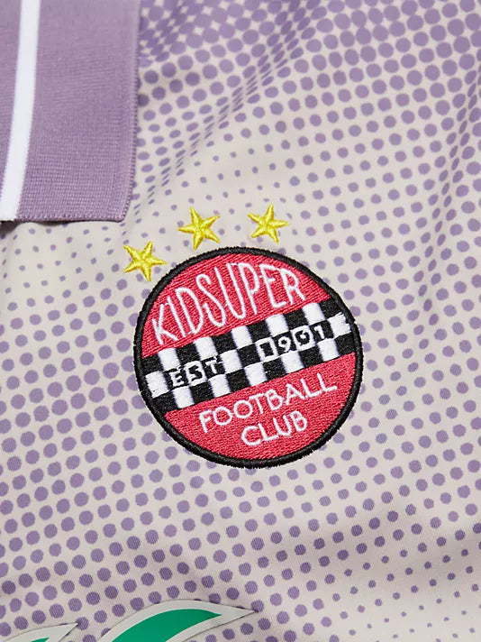 KidSuper X Ronaldinho Soccer Jersey 'Cream/Blue'
