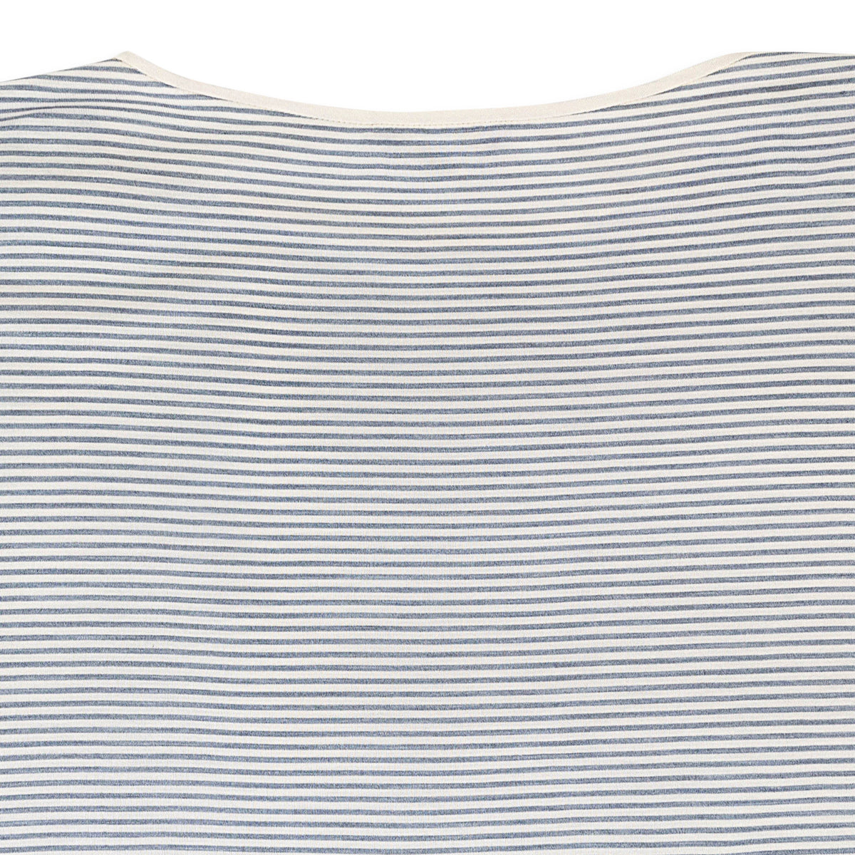 SILK STRIPED WHITE/GRAY BLOUSE