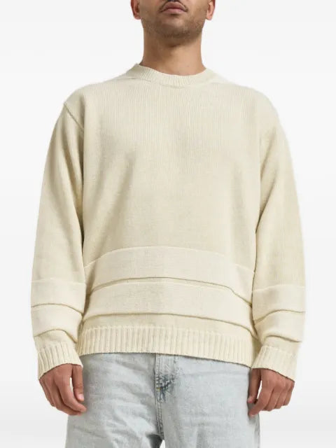 Stone Island 5100043 raw hand organic cotton + linen Marina sweater