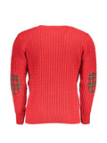 U.S. Grand cable-knit elbow-patch jumper