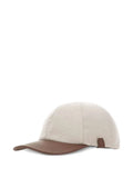 Eleventy leather-brim baseball cap