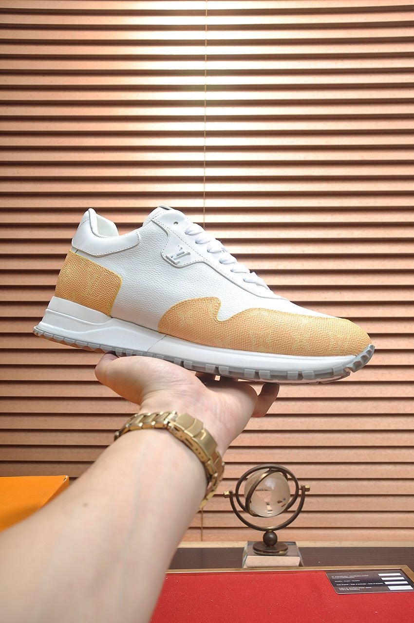 Louis Vuitton Monogram Panel Low-Top Sneakers - Rubber Outsole